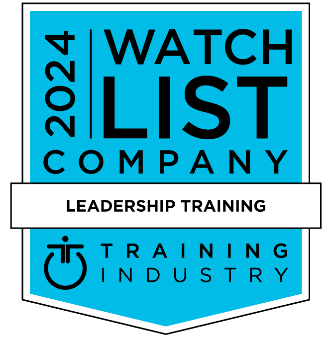 Training Industry 2024 Watch List Leadership Training badge